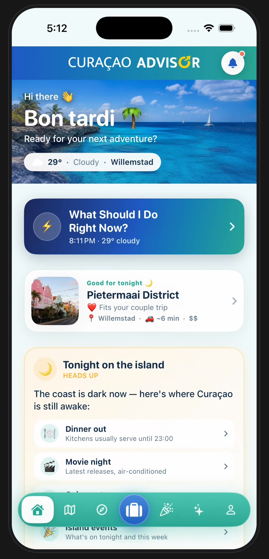 Curaçao Advisor app